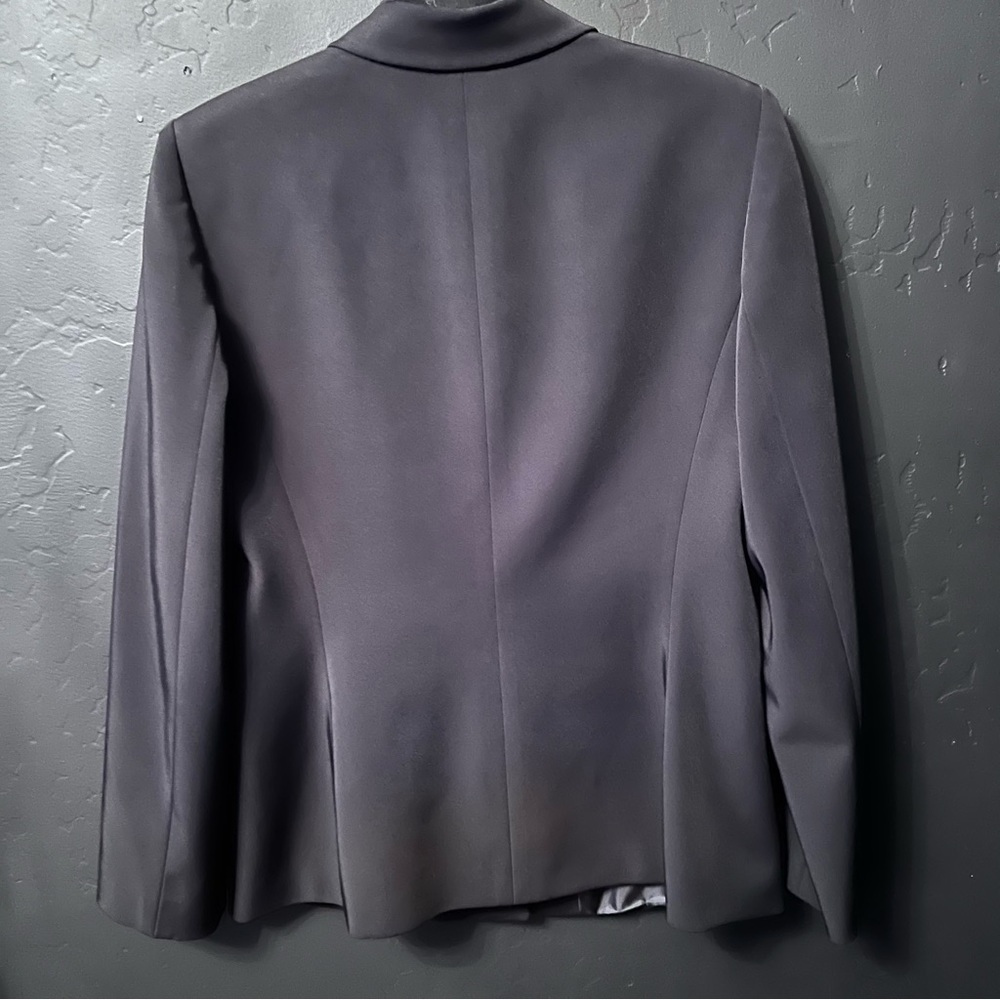 Tahari Levine Snap Front Basic Blazer Jacket Char… - image 7